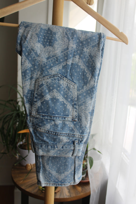 PacSun Bandana Print Jeans