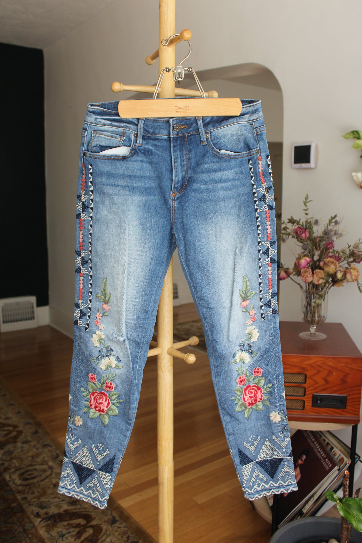 Embroidered Jeans