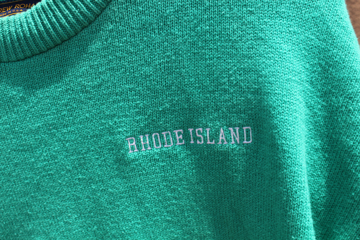 Rhode Island Teal Knit Seater