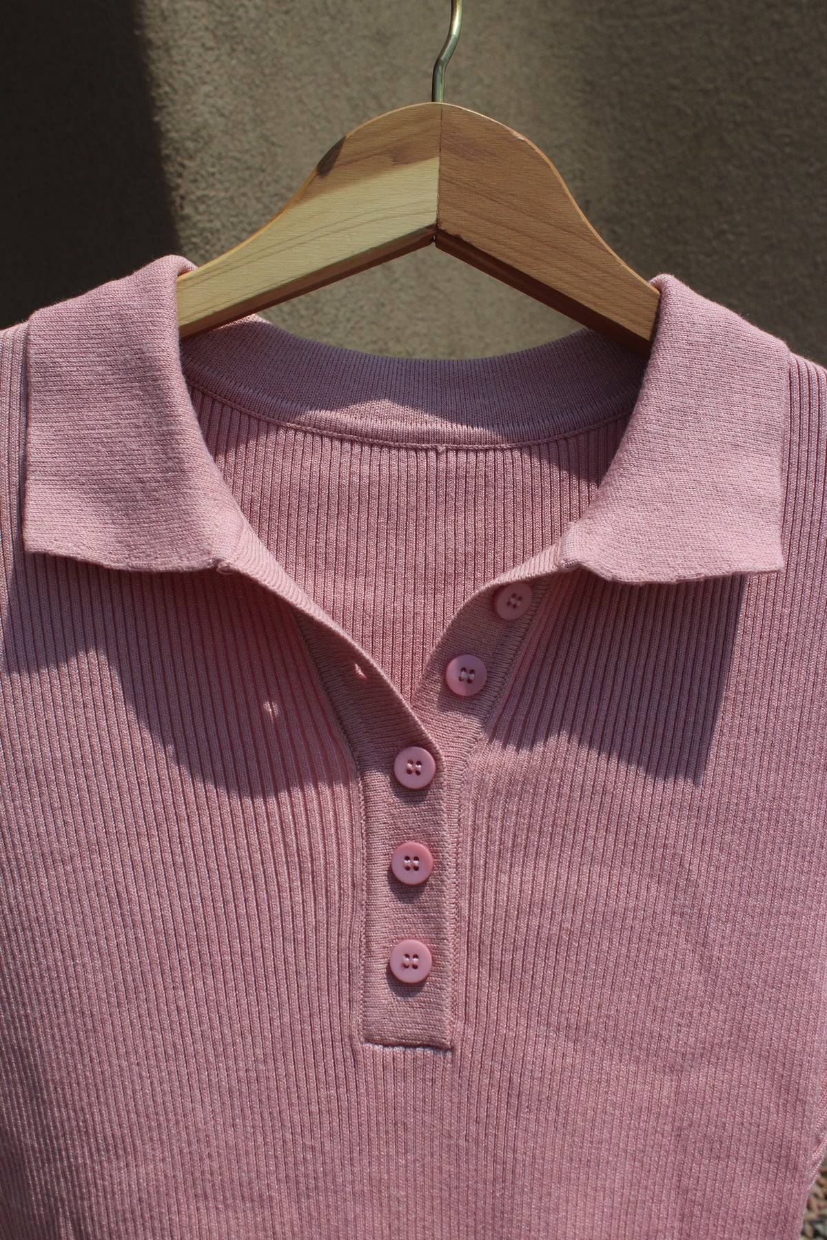 Light Pink Polo Shirt