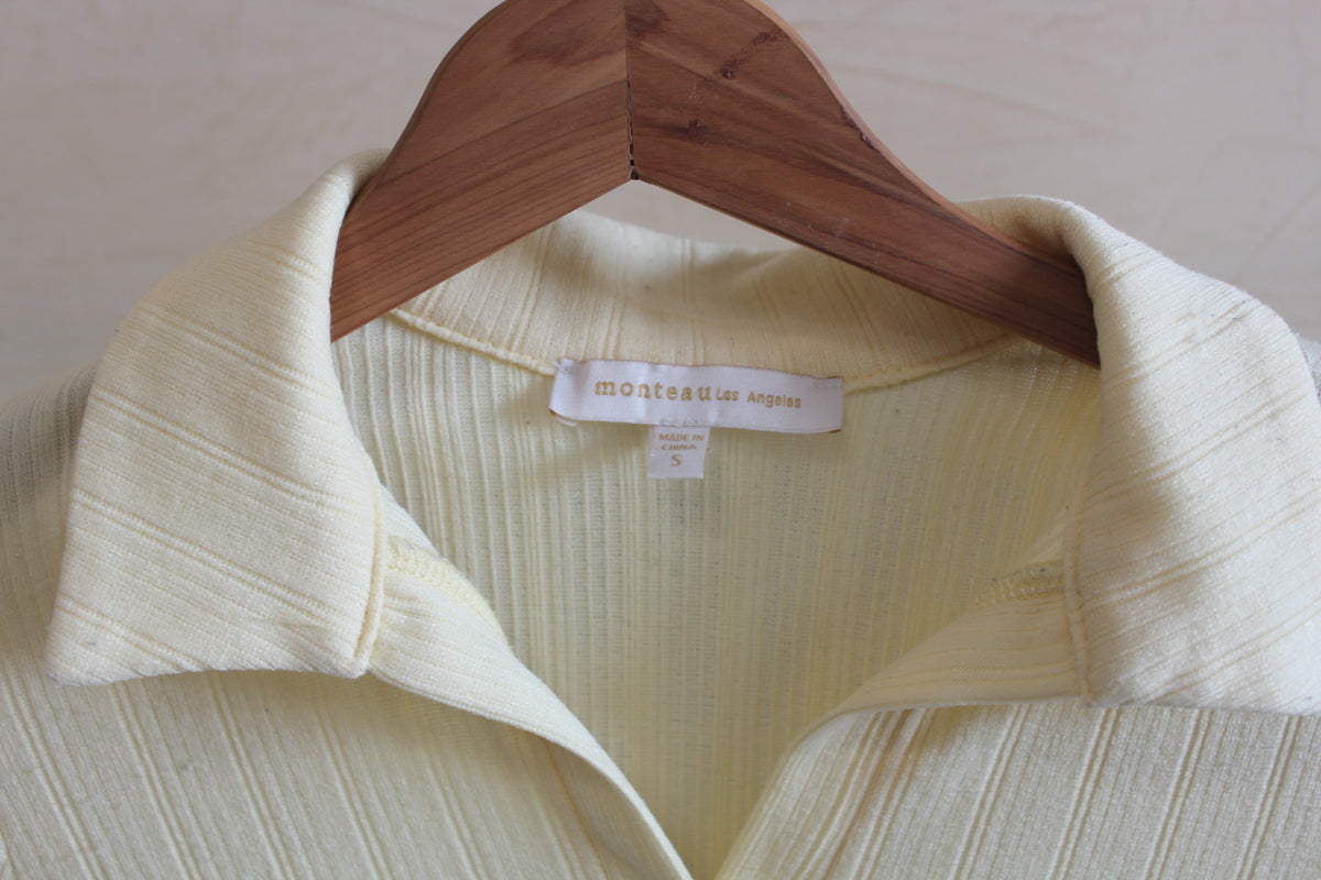 Butter Yellow Polo Dress