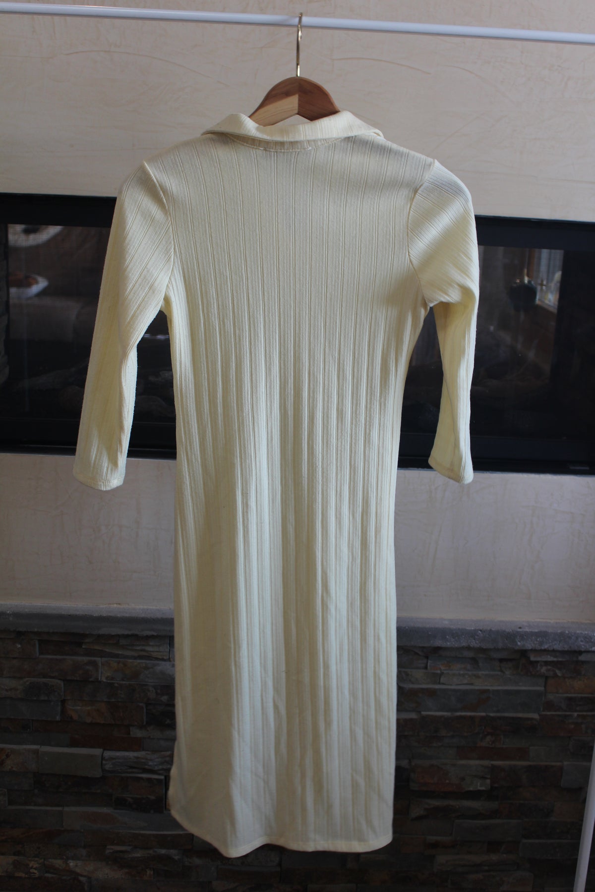 Butter Yellow Polo Dress