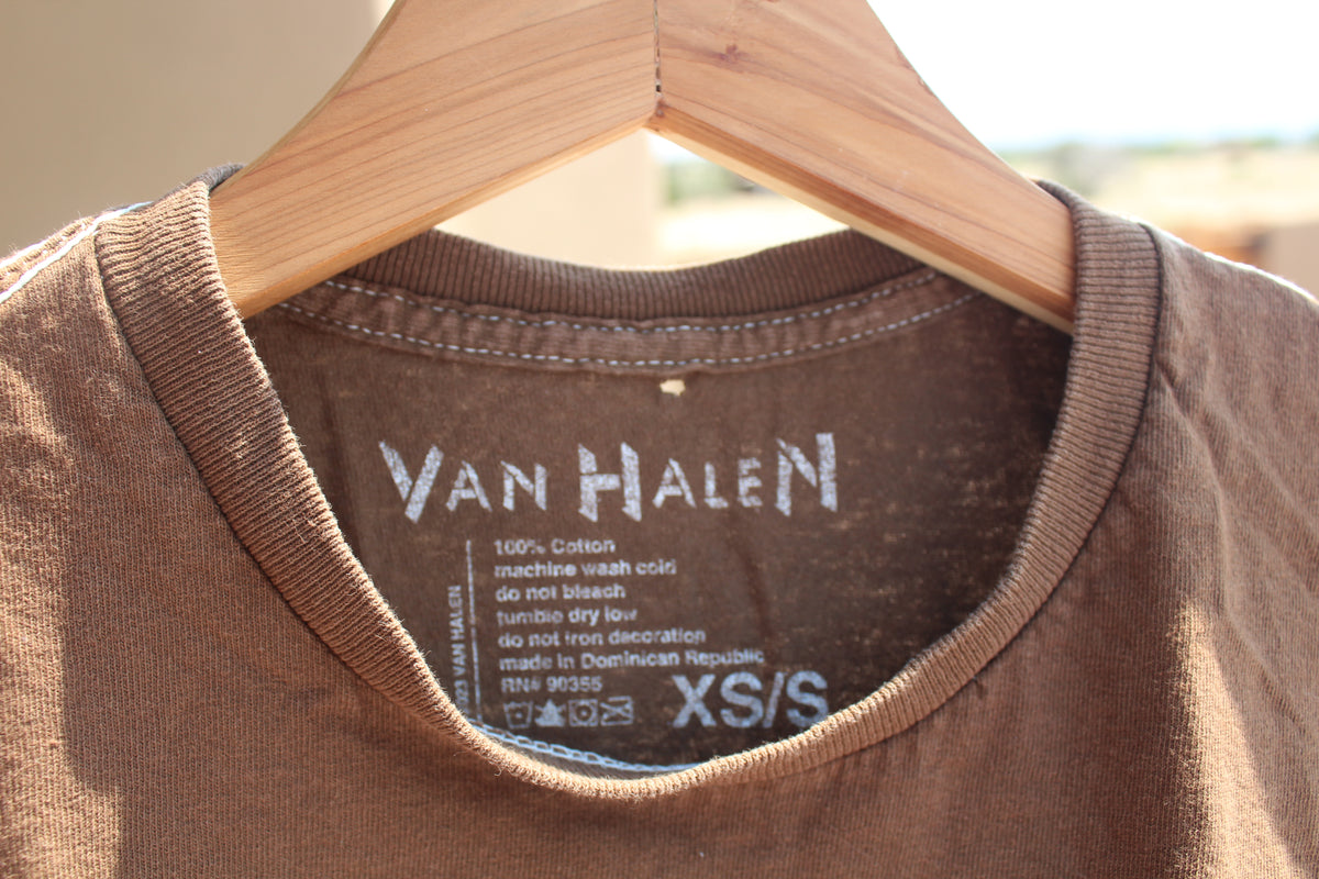 Brown Van Halen Racing Graphic T-Shirt