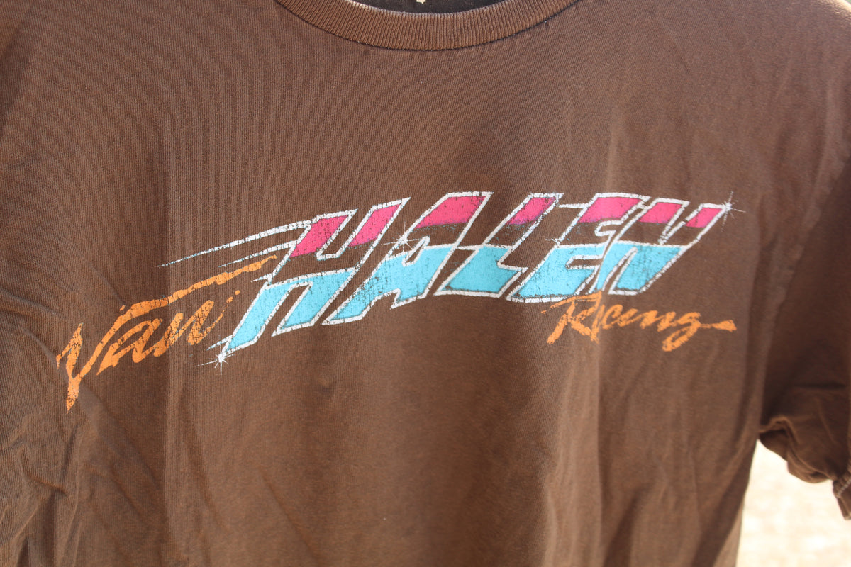 Brown Van Halen Racing Graphic T-Shirt