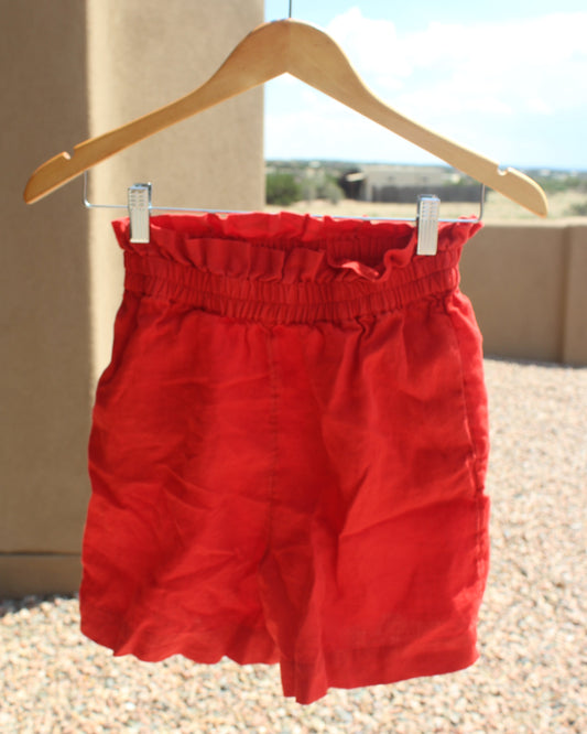 Red Orange Shorts