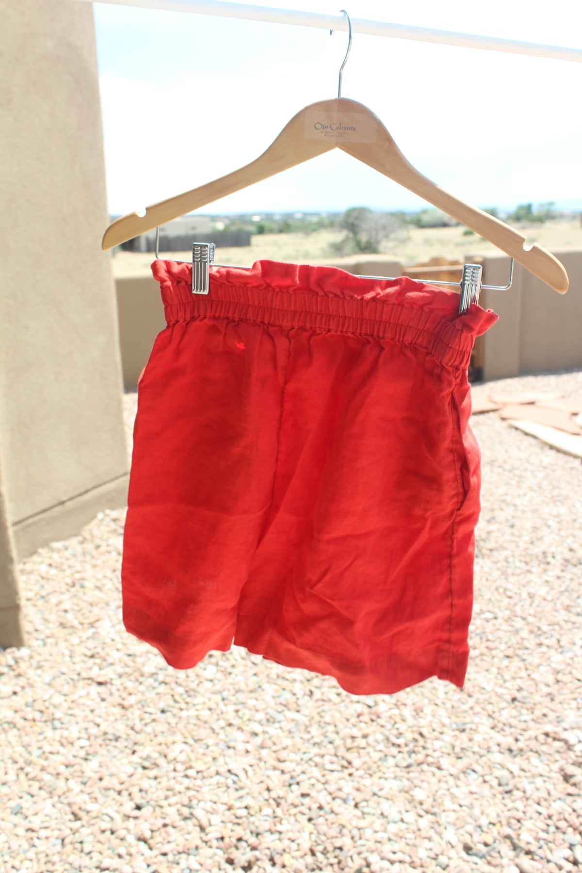 Red Orange Shorts