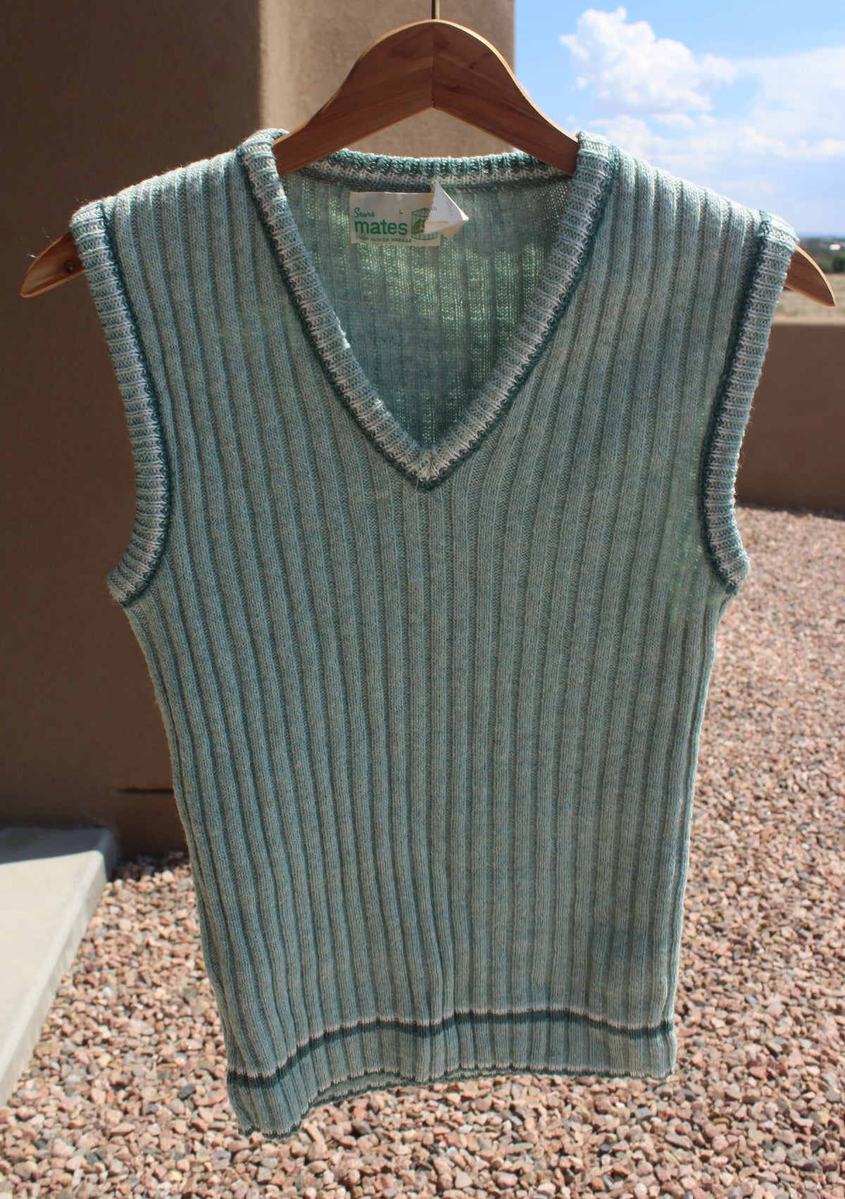 Vintage Green Sweater Vest