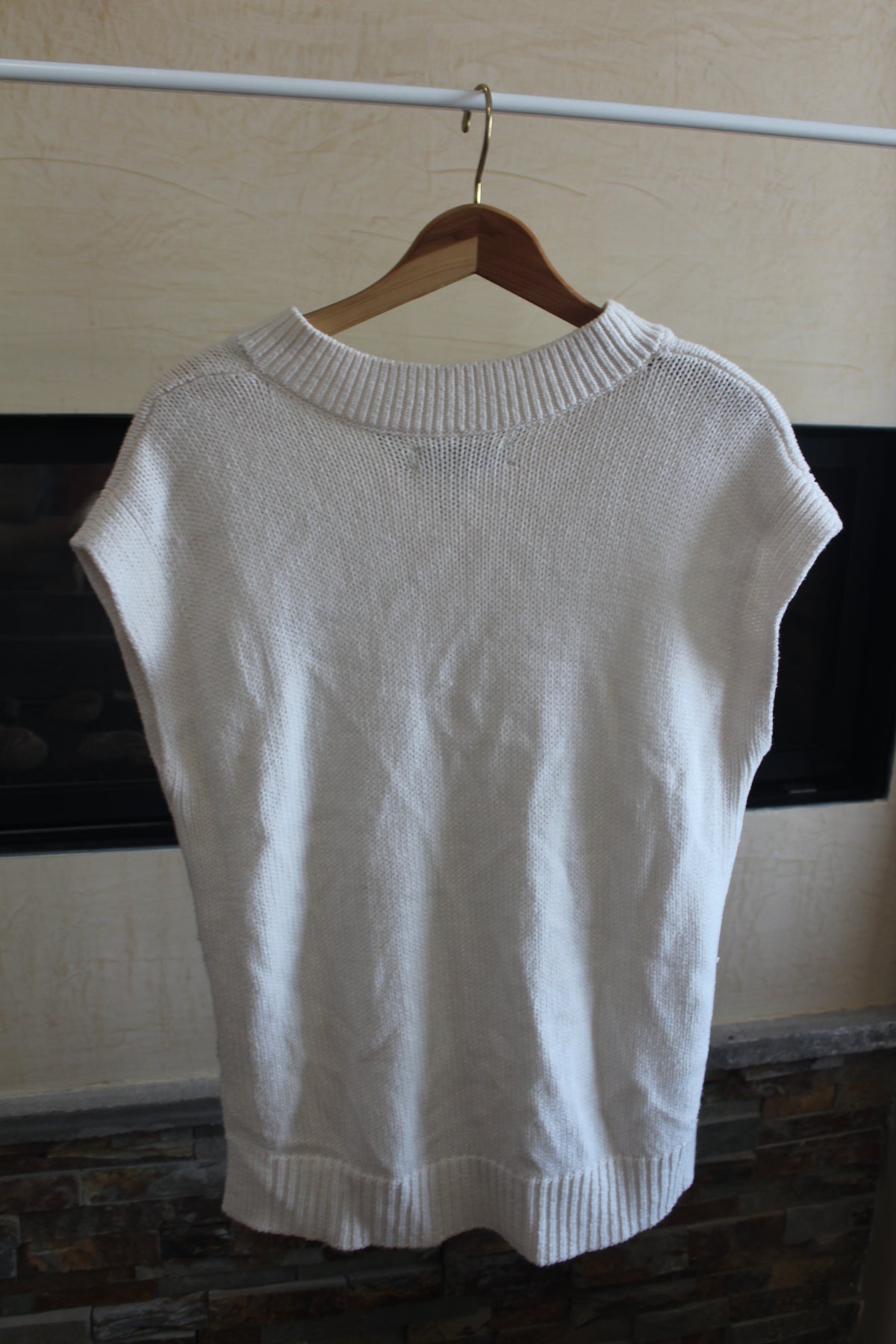 Loft Cream Sweater Vest