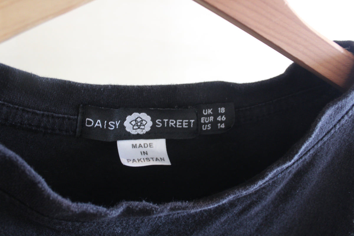 Vintage Black Long sleeve LA Shirt