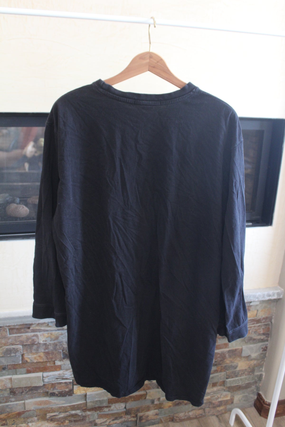 Vintage Black Long sleeve LA Shirt