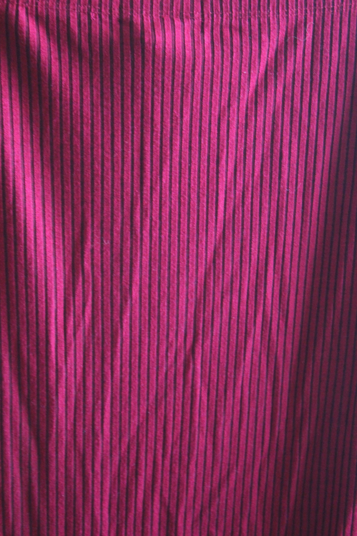 Red Striped Midi Skirt
