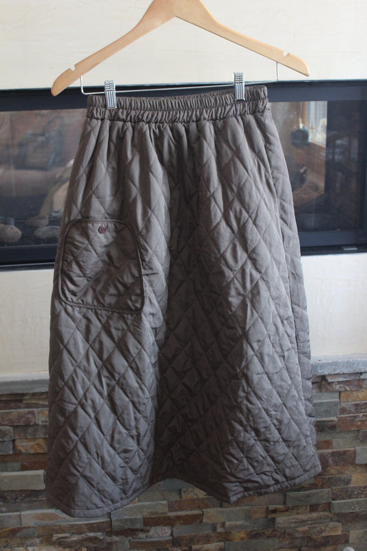 Brown Puffer Skirt