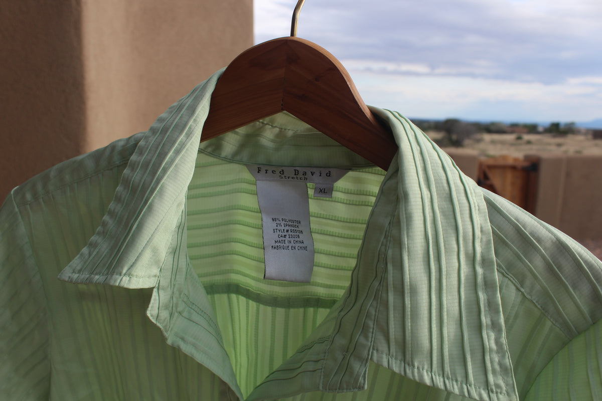 Light Green Button Up
