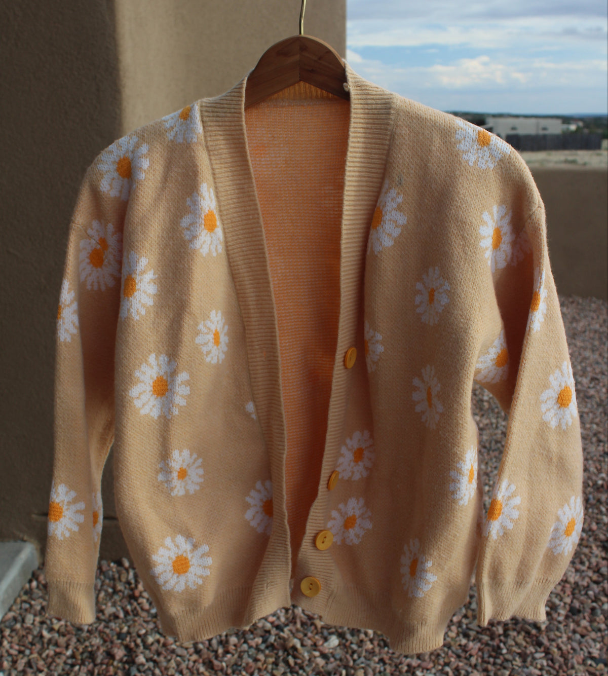 Yellow Daisy Cardigan