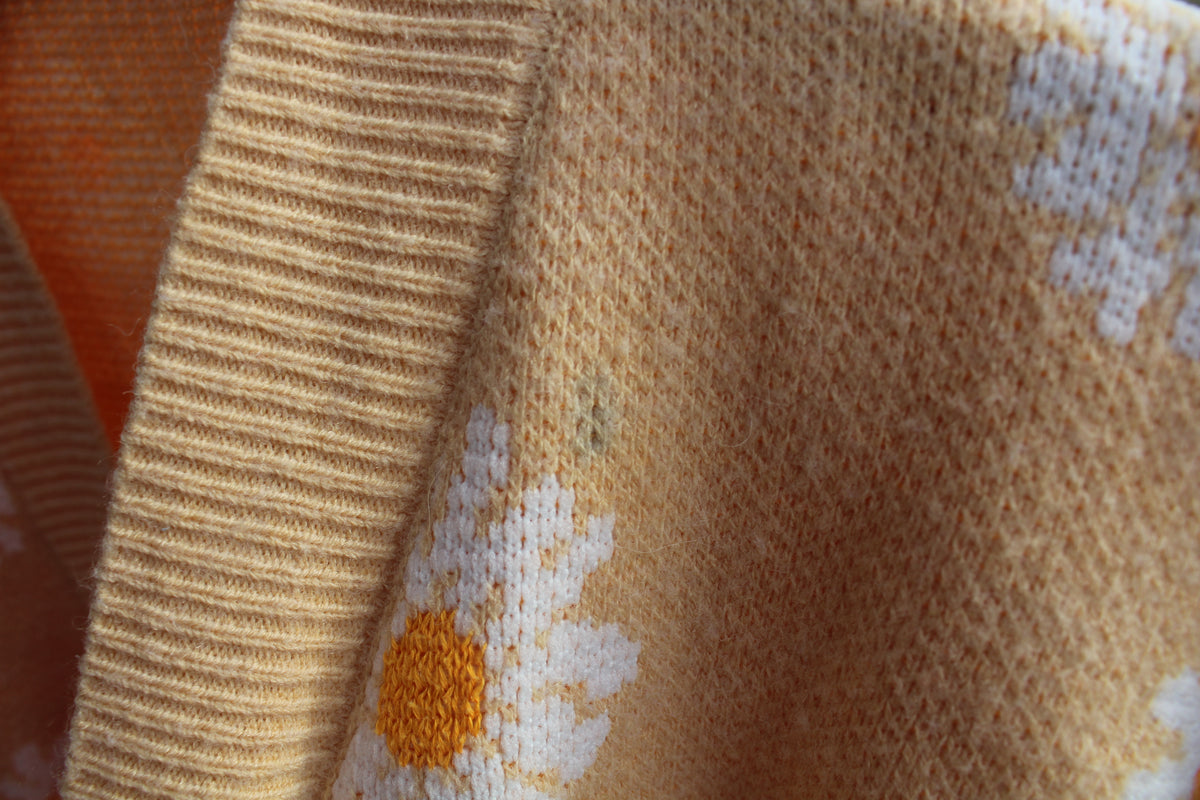 Yellow Daisy Cardigan
