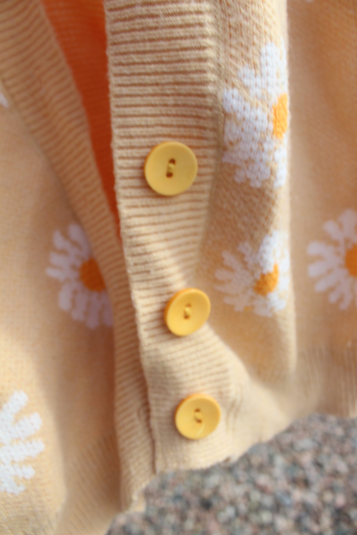 Yellow Daisy Cardigan