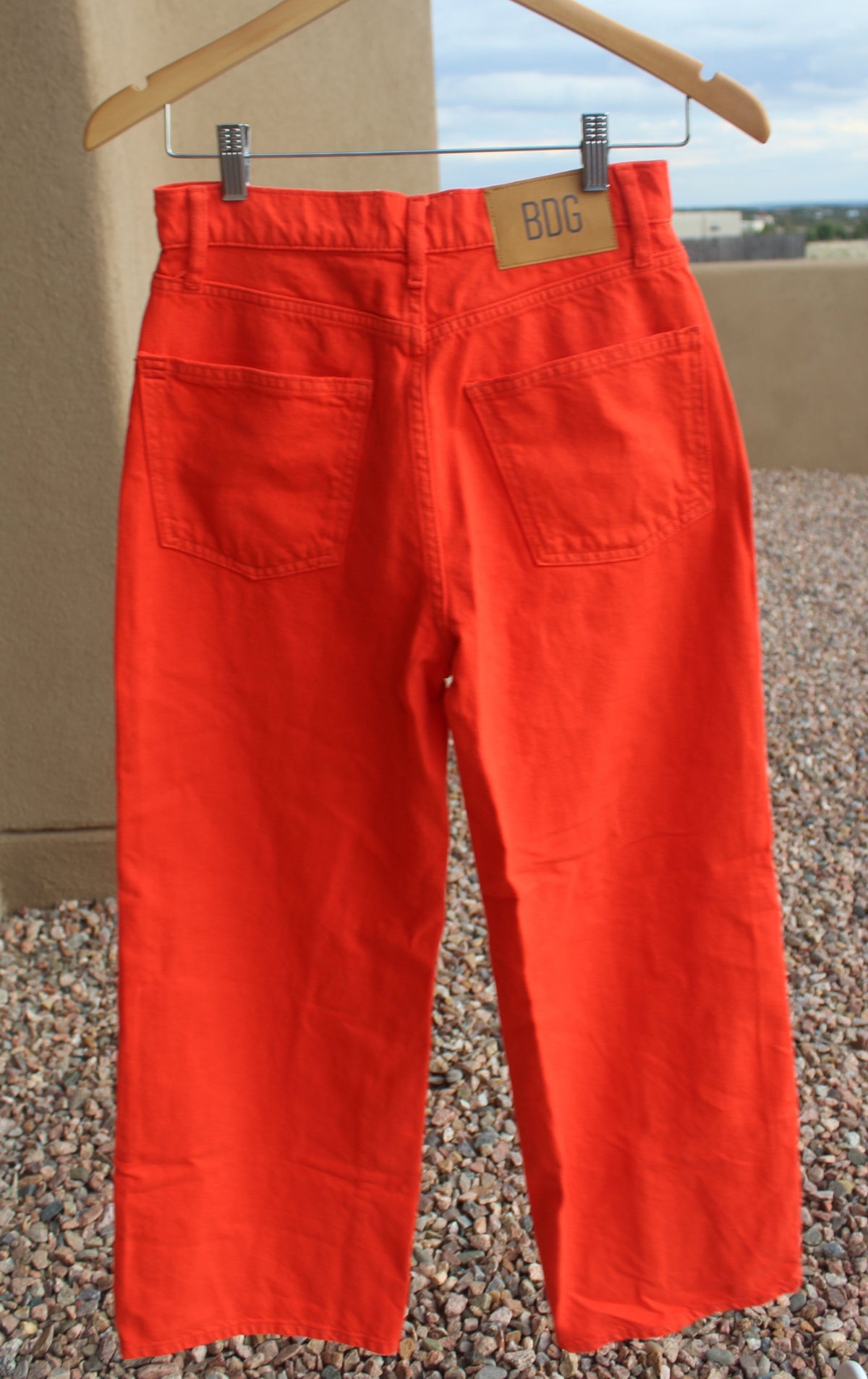 Bright Orange Trousers