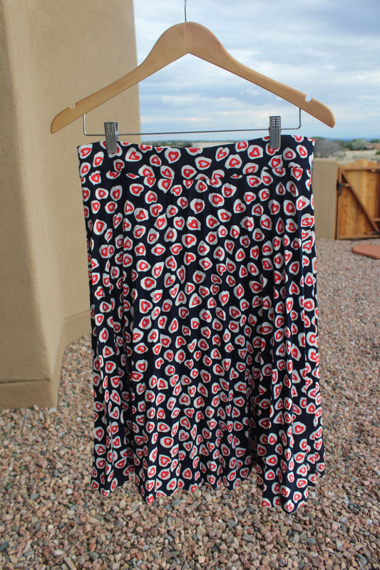 JCrew Heart Skirt