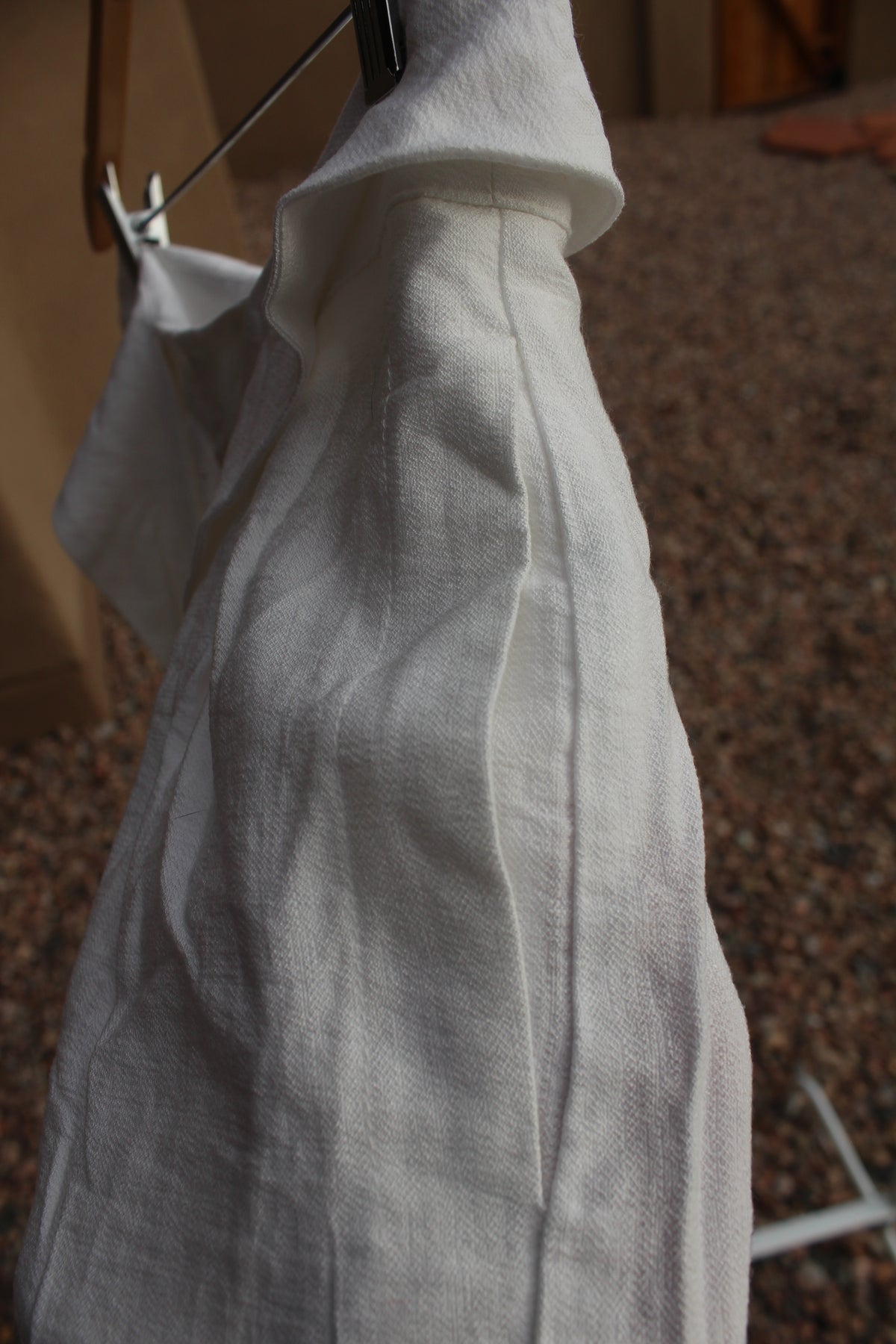 White Linen Shorts