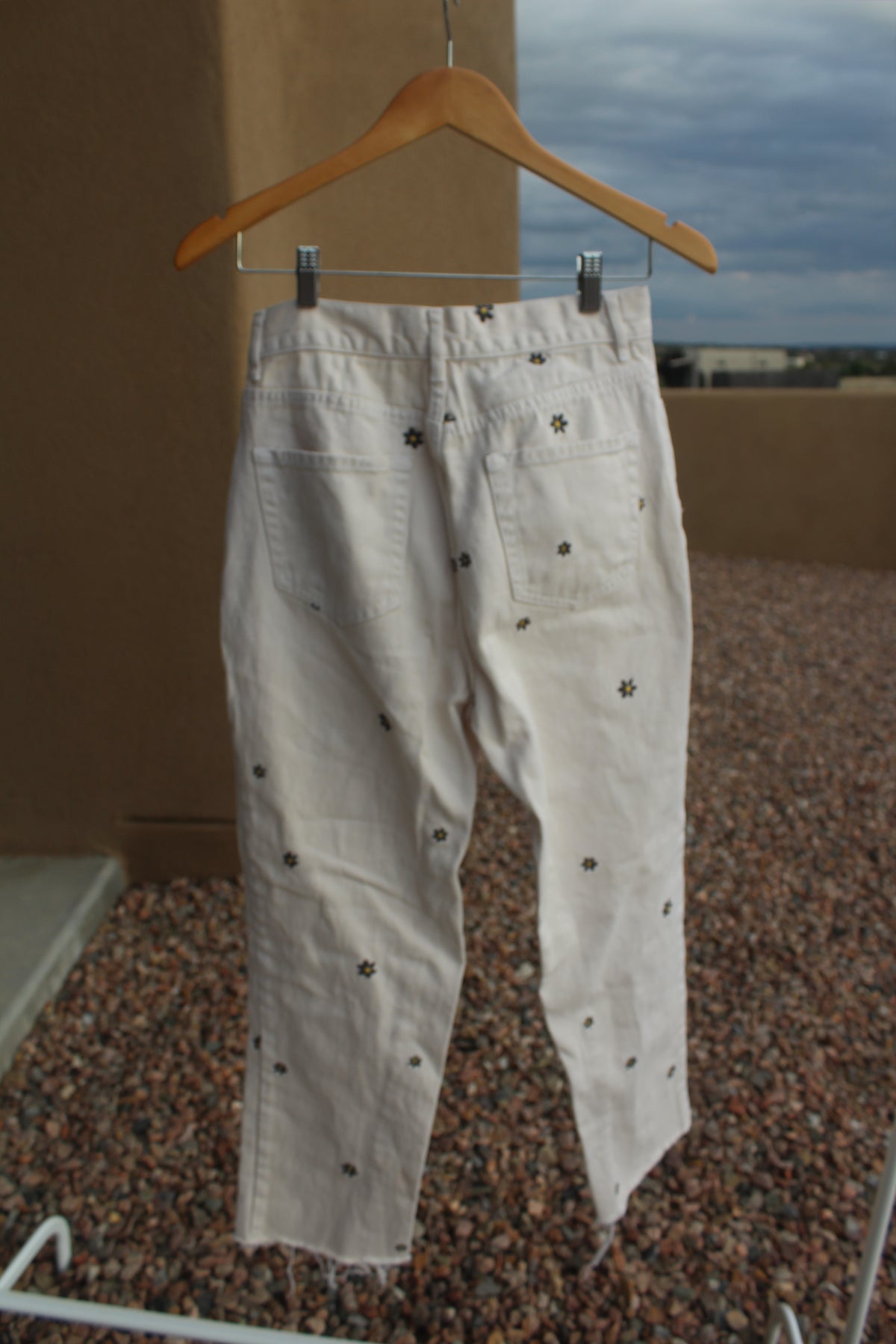 PacSun Cream Flower Pants