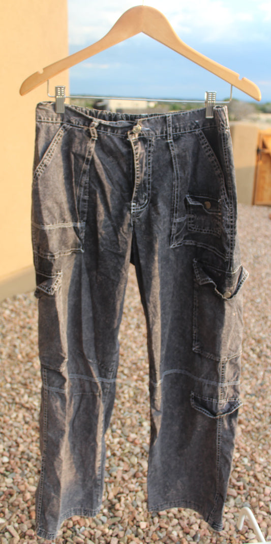 Gray Cargo Pants