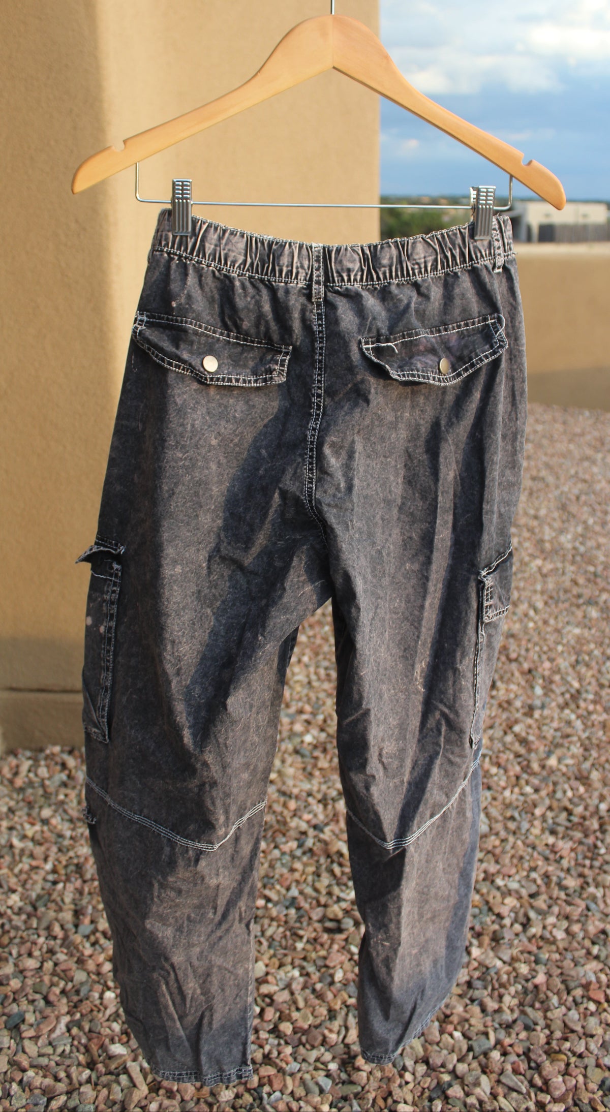 Gray Cargo Pants